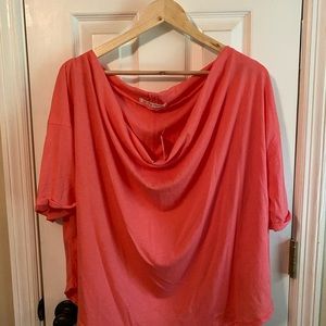 Free People We the Free Cowl Neck T-shirt XL new with tags